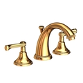 Newport Brass Widespread Lavatory Faucet in Polished Gold (Pvd) 1020/24